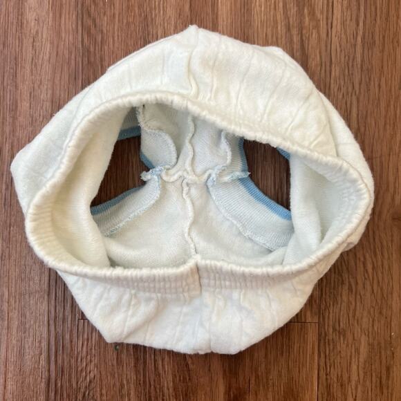 Dior Baby Dior Unisex High Waisted Knit White Blue Striped Bloomer Shorts Sz 2T - Picture 4 of 8